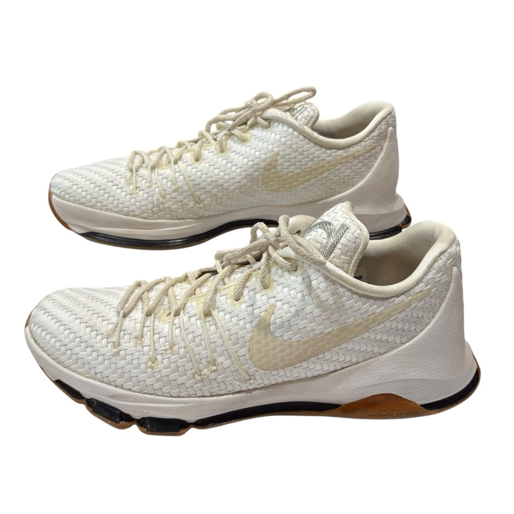 NIKE KD 8 EXT SAIL CHROME Sneakers Shoes 806393-100 Men's Size 12.5